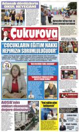 ÇUKUROVA PRESS 15.09.2026 manşet