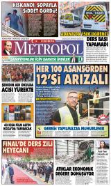 ÇUKUROVA METROPOL 15.09.2026 manşet
