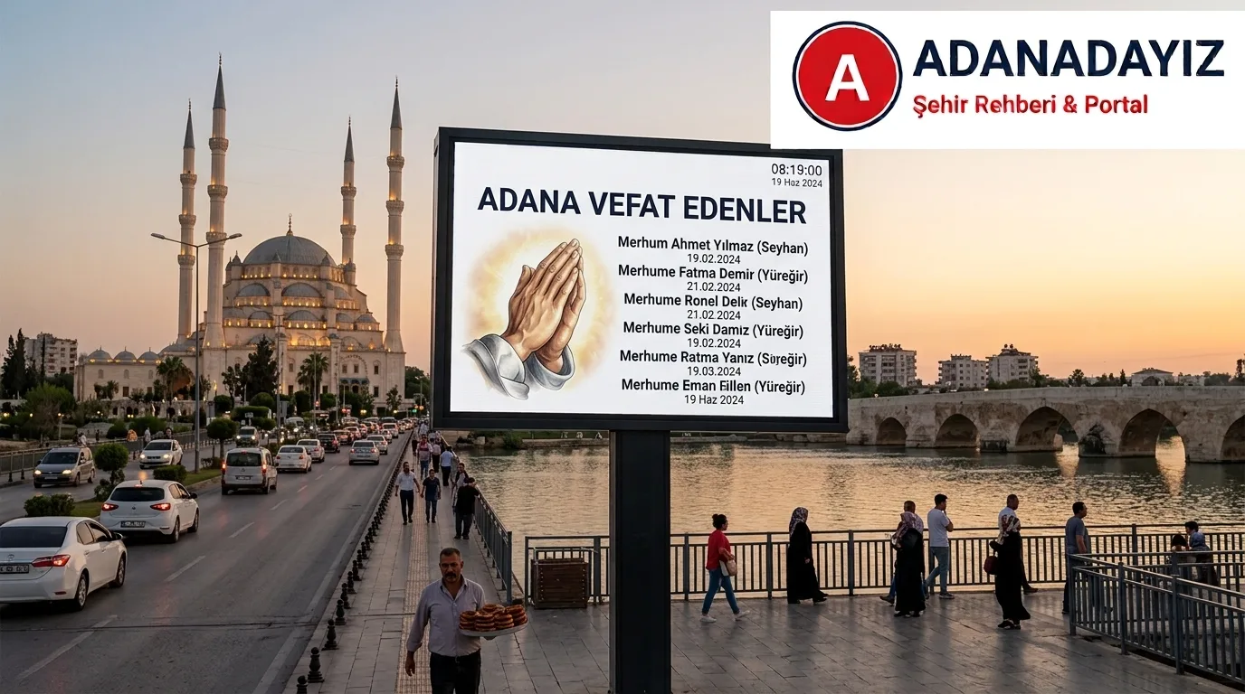 Adana Vefat Edenler - Adana Haberleri