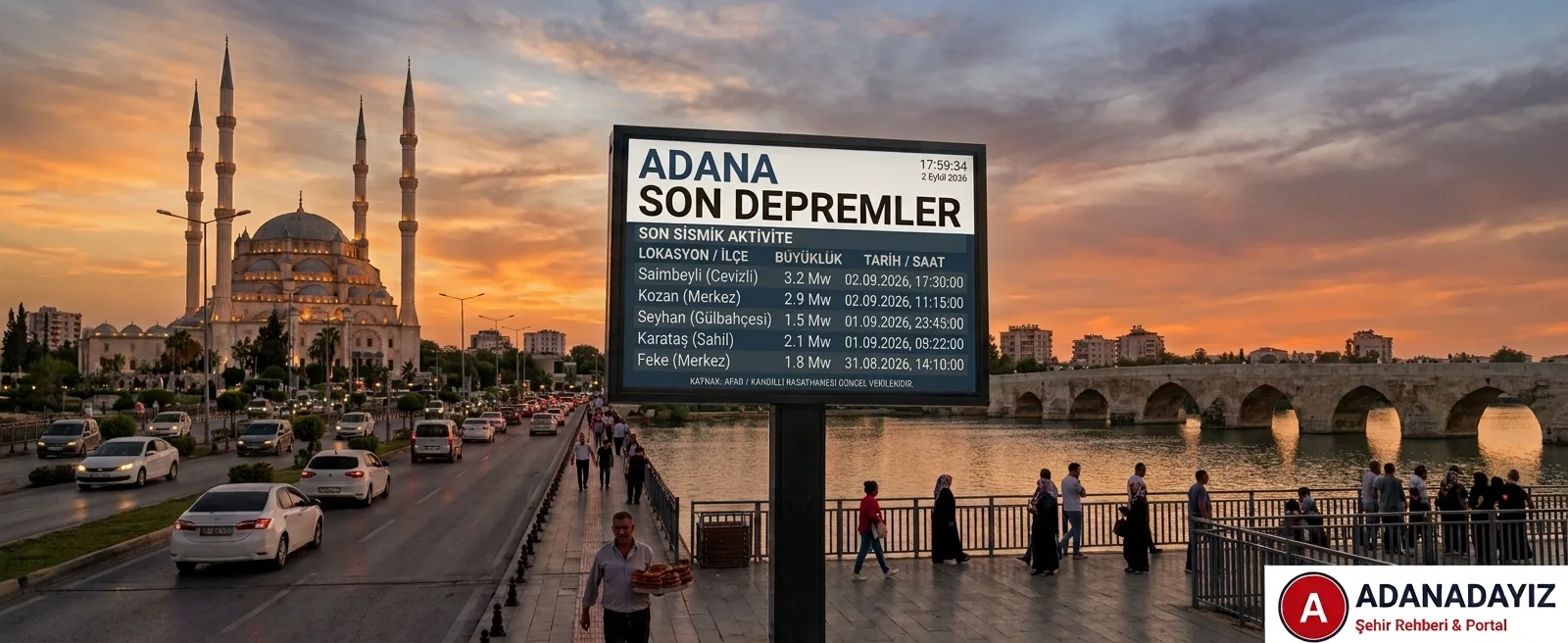 Son Depremler - Adana Haberleri