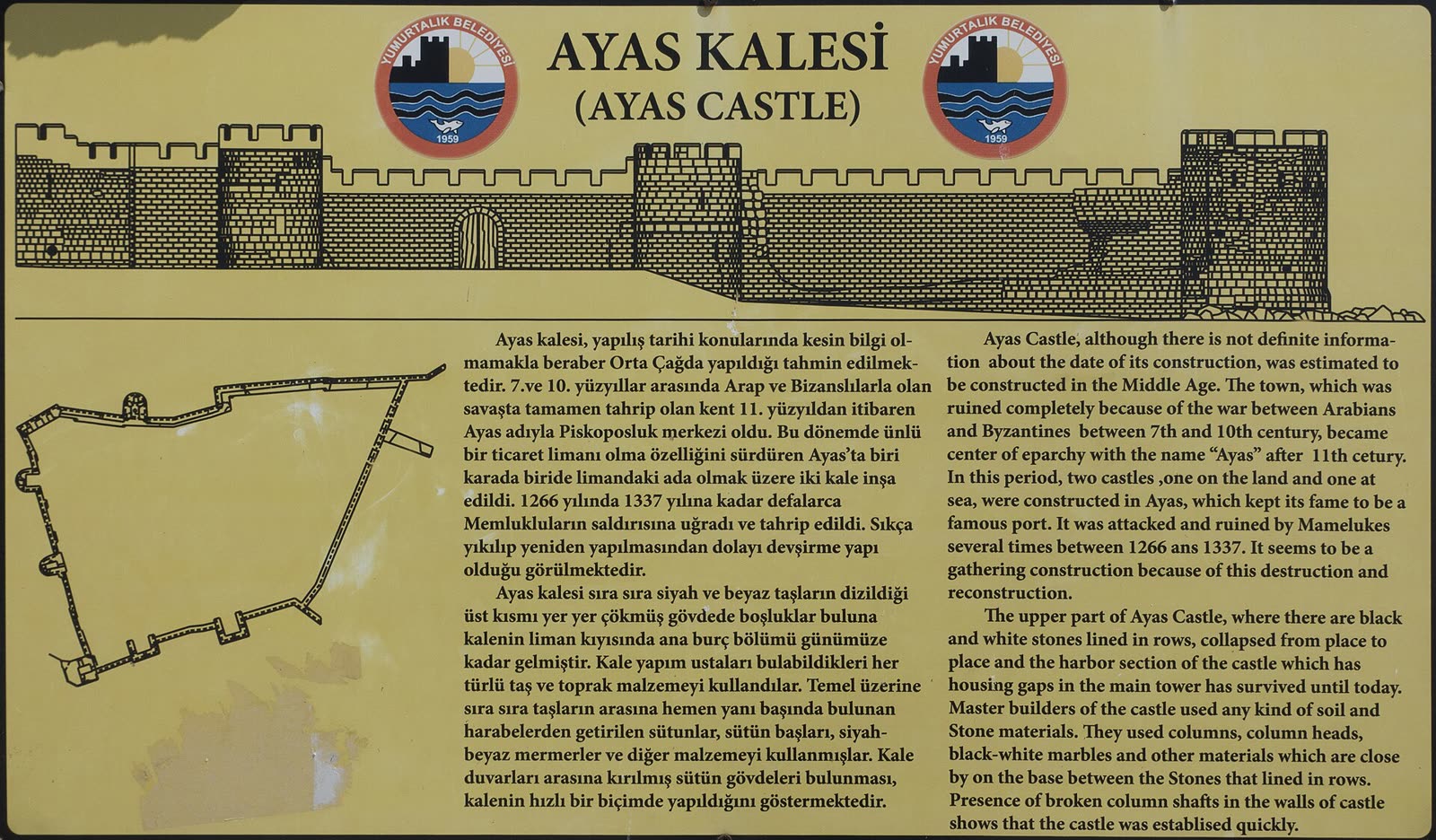 Ayaş (Aegaeae) Antik Kenti ve Kalesi fotoğrafı